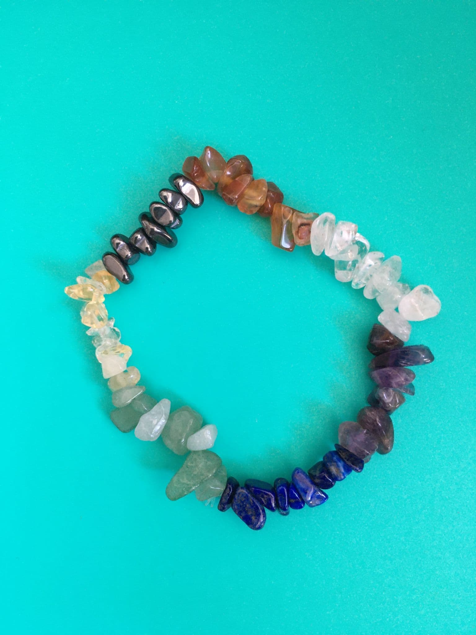 Chakra Chipstone Bracelet