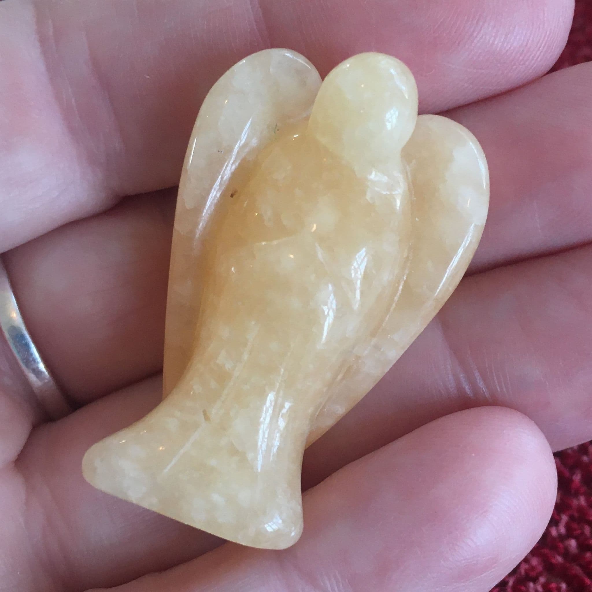 Honey Gold Calcite 35mm Angel