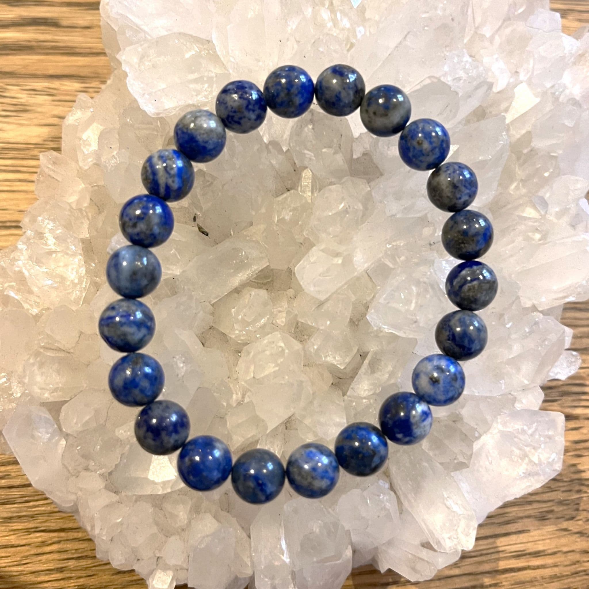 Lapis Lazuli Power Bracelet - 8mm beads