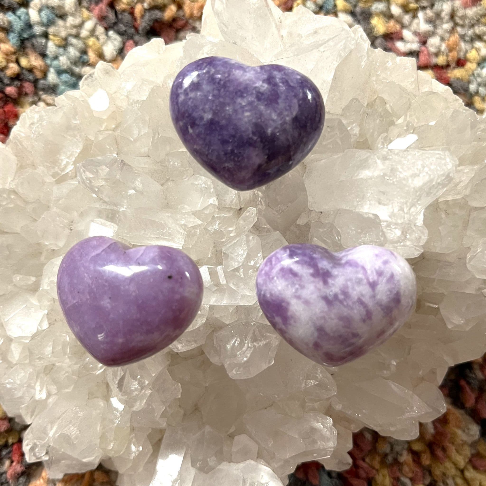 Lepidolite Heart - 3cm