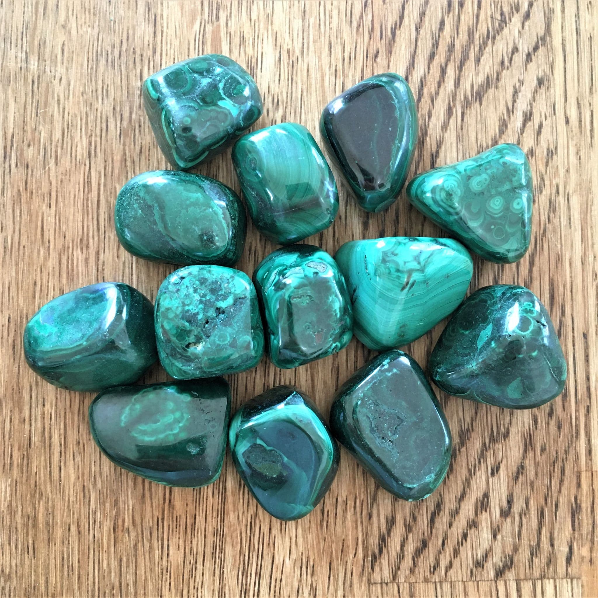 Malachite Tumblestone (medium)