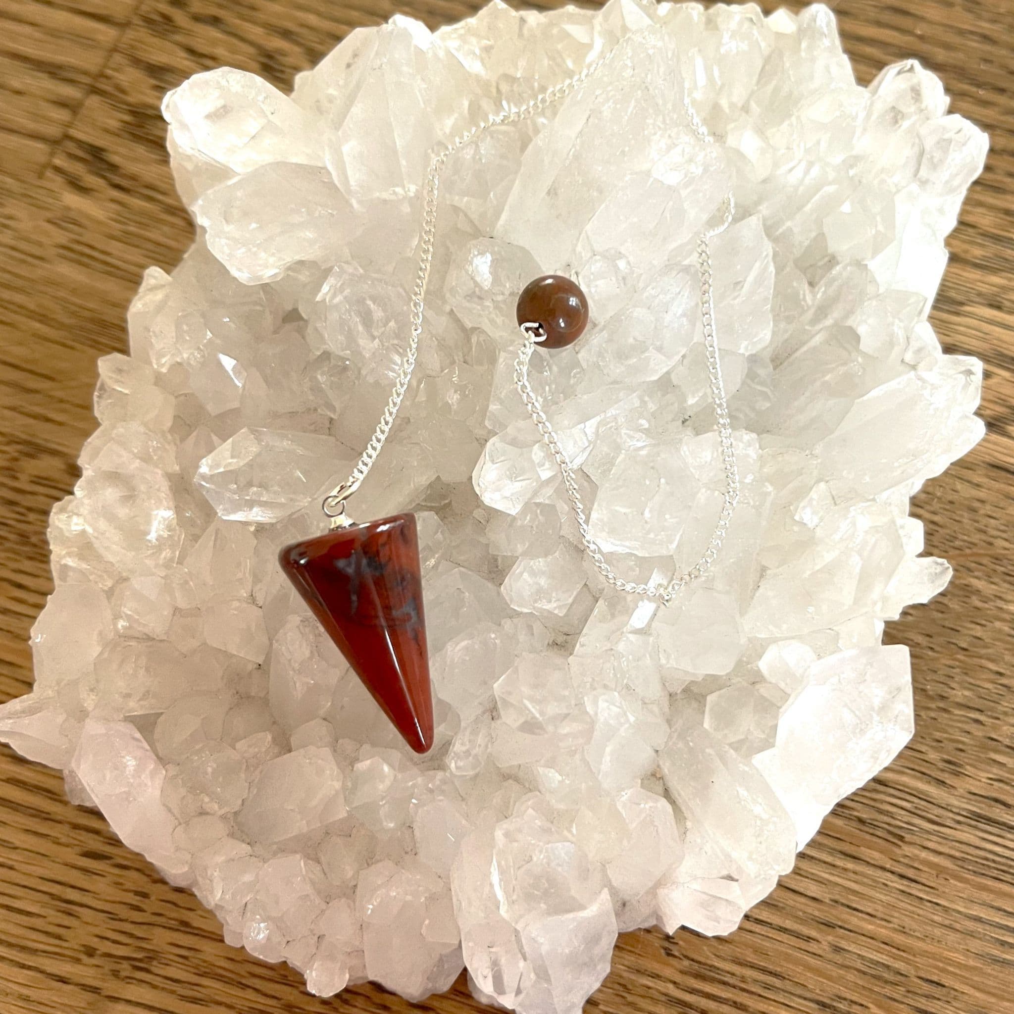 Red Jasper Cone Pendulum