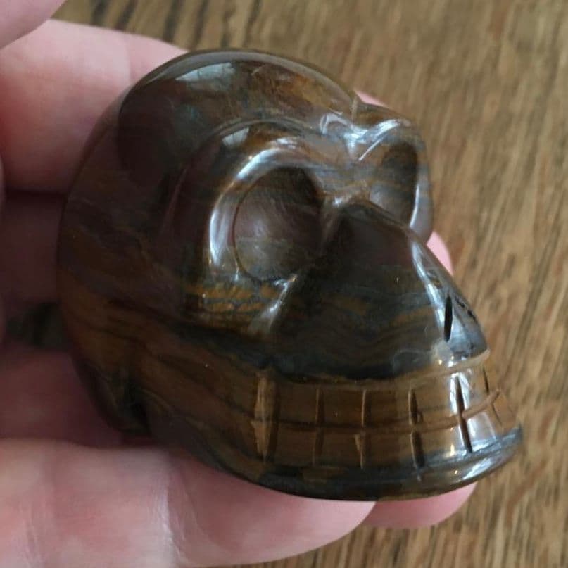 Tiger Iron Skull 40mm